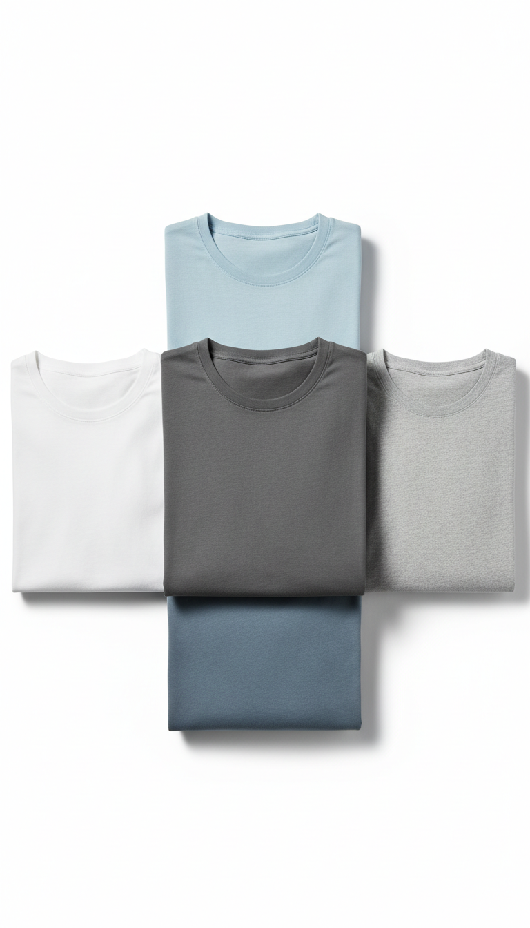 Long-sleeve jersey tee with sturdy cuffs