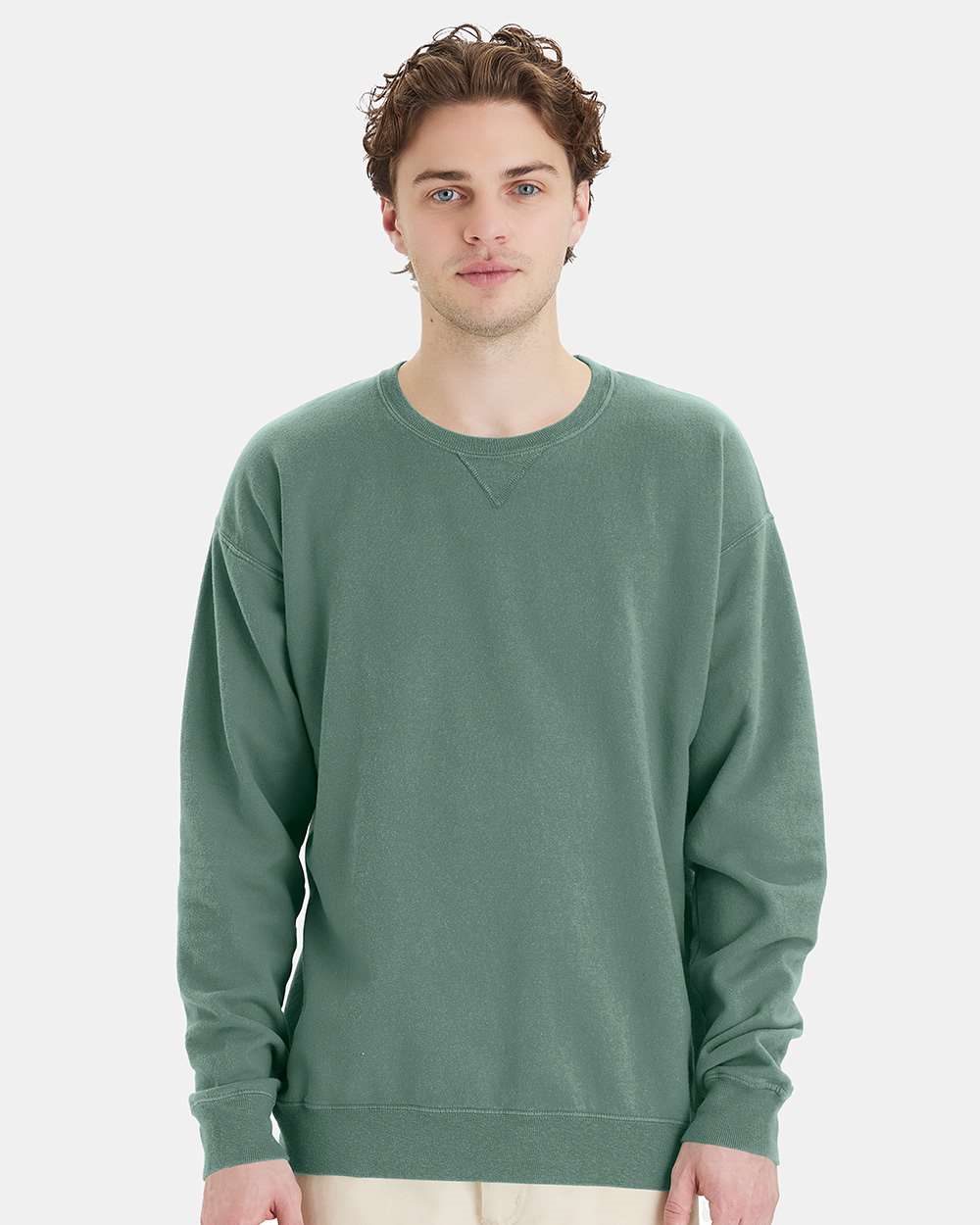 Garment Dyed Unisex Crewneck Sweatshirt - GDH400