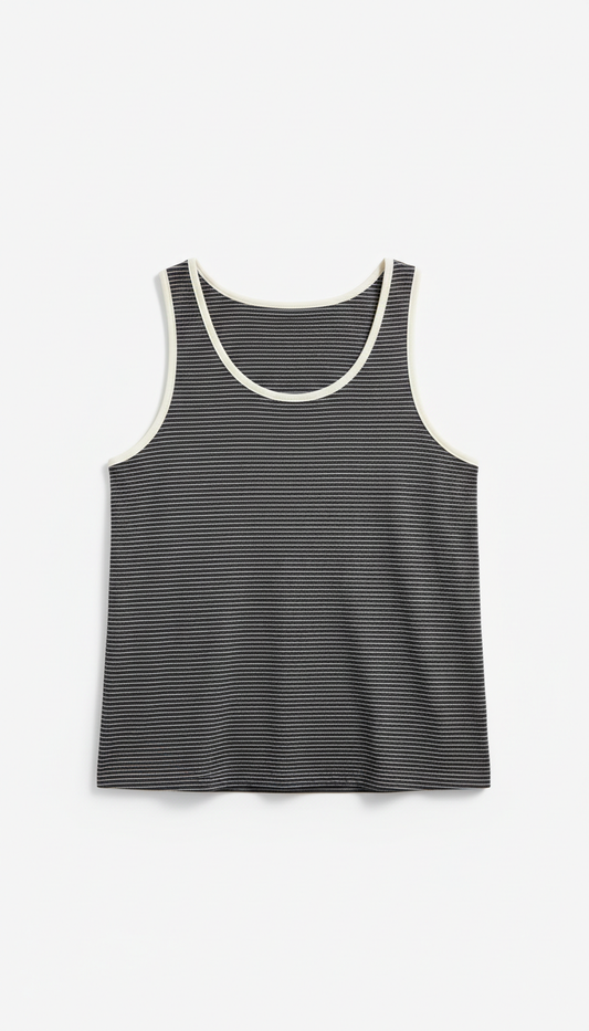 Lightweight cotton-blend tank top