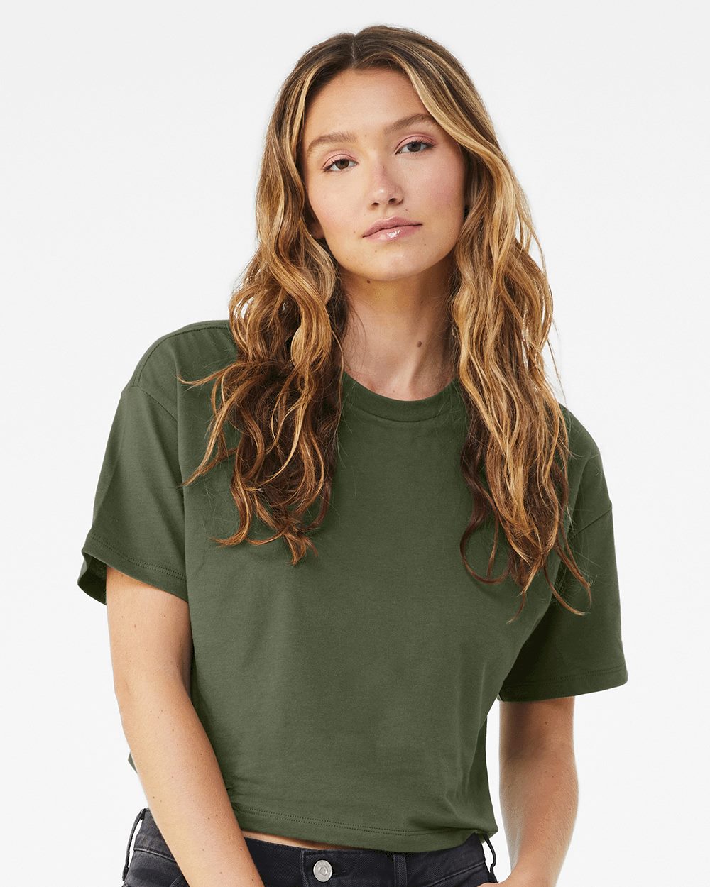 Women's Jersey Crop Tee - 6482